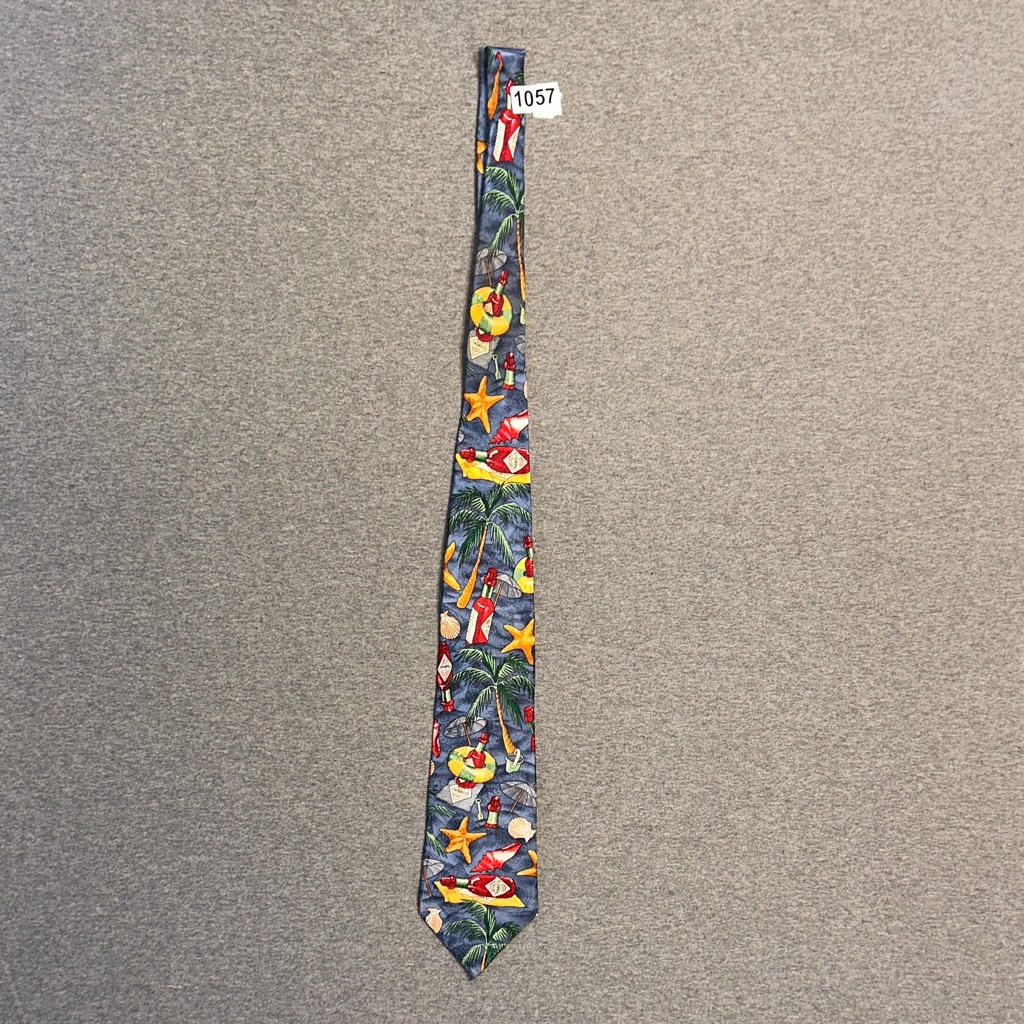 Tabasco Nautical Mens Tie In Blue And Yellow Tabasco Nautical Mens Tie In Blue And Yellow